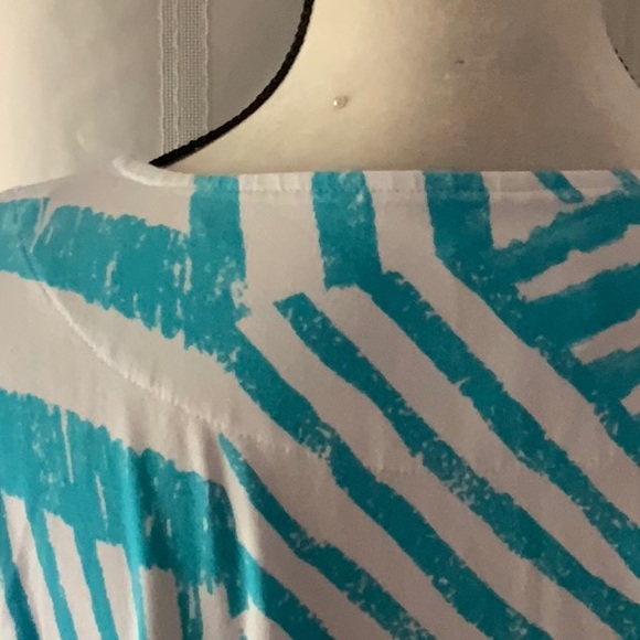 Ruby Rd boat neck tunic 95% cotton 5% spandex - Picture 3 of 5